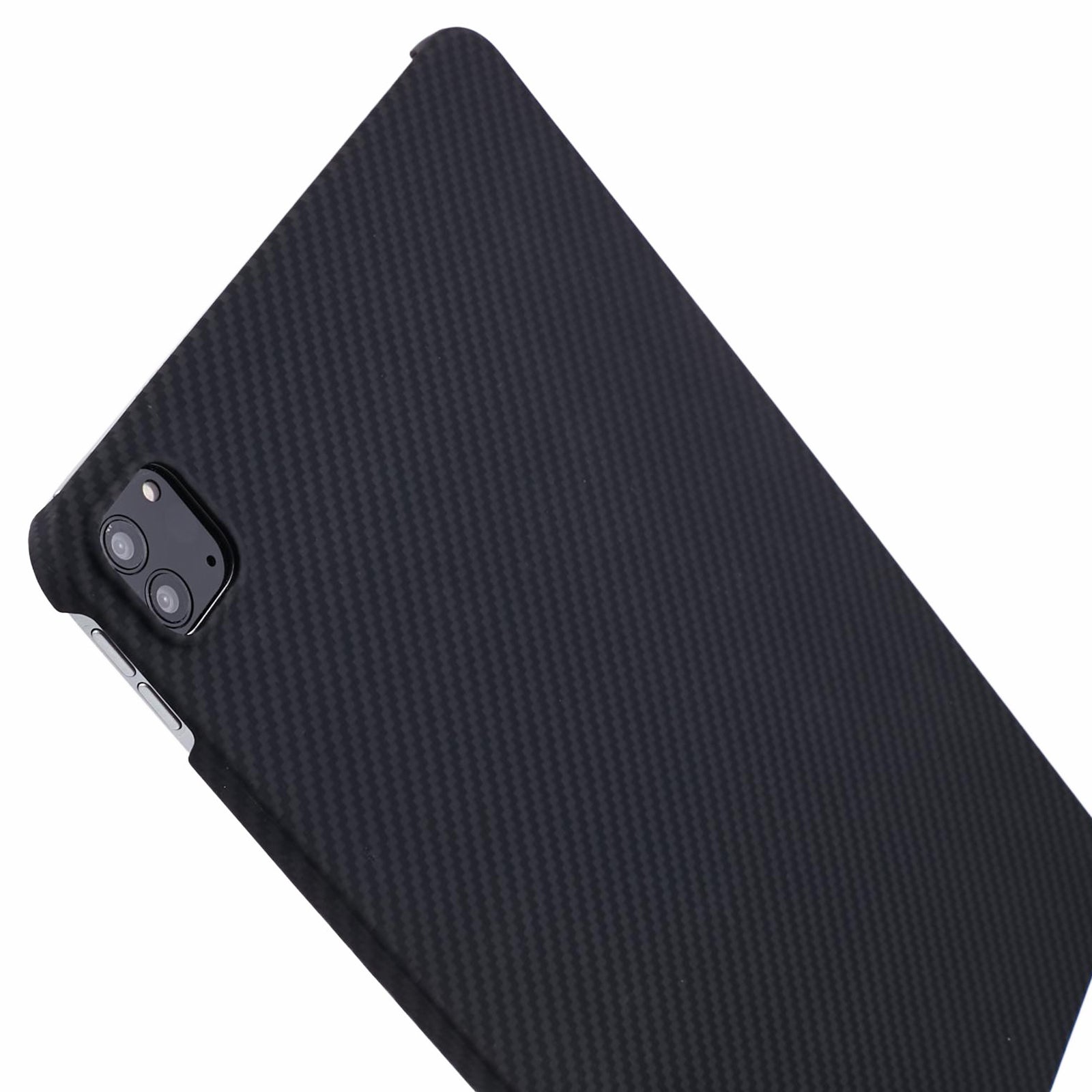 For iPad Pro 11-inch (2018) / (2020) / (2021) / (2022) Aramid Fiber Case 1500D Coarse Texture Tablet Cover, Black For iPad Pro 11-inch (2018) / (2020) / (2021) / (2022) Aramid Fiber Case 1500D Coarse Texture Tablet Cover, Black